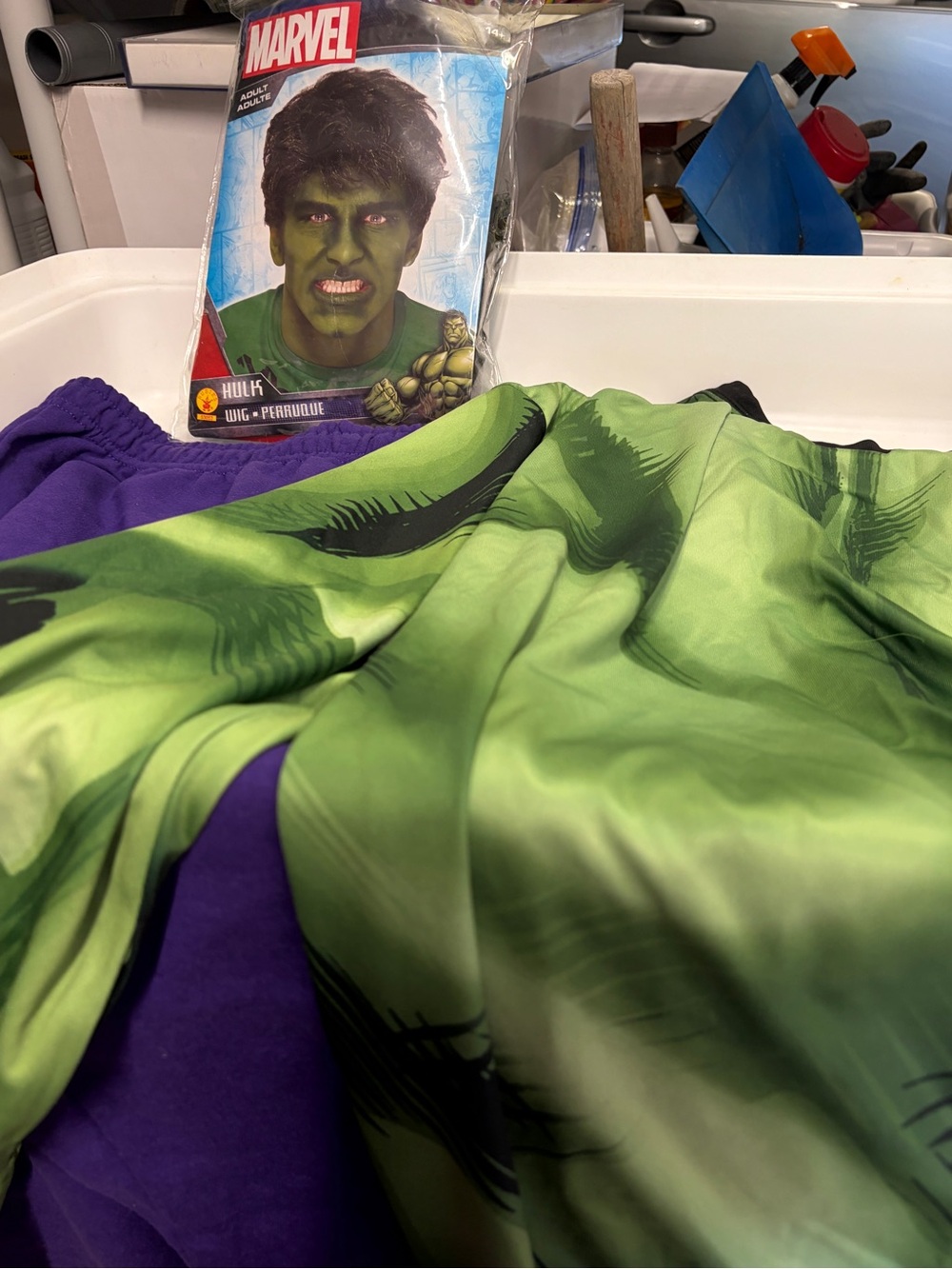 Marvel Green Hulk costume men’s